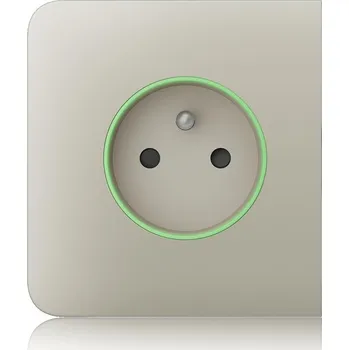 Centrální jednotka pro chytrou domácnost Ajax SideCover (smart) - Boční kryt zásuvky, horizontální, slonová kost