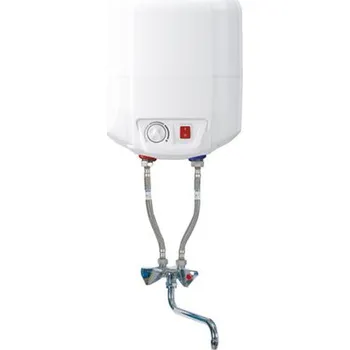 Bojler Ohřívač zásobníkový 15 l, 1,5 kW, beztlakový, horní nástěnný s baterií, plastový kryt