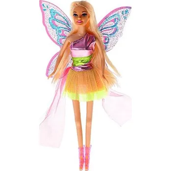 Panenka Panenka víla s křídly 29 cm kloubová s magickou hůlkou