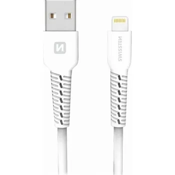Kabel Swissten datový kabel usb / lightning 1,0 m bílý