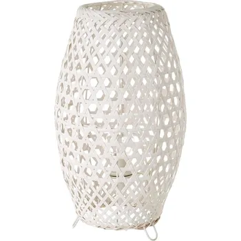 Čtecí lampička Bílá bambusová stolní lampa s bambusovým stínidlem (výška 36 cm) – Casa Selección ID_1554570