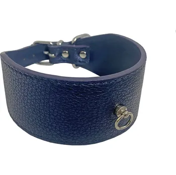 Obojek pro psa HUHUBAMBOO METAL obojek modrý L 5x33-38cm (355429)