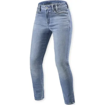 Moto oblečení REVIT kalhoty jeans SHELBY 3 SK Short dámské light blue vintage - 32