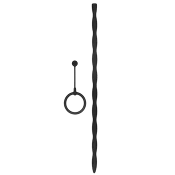 Ouch! Silicone Plug & Cock Ring Set Urethral Sounding