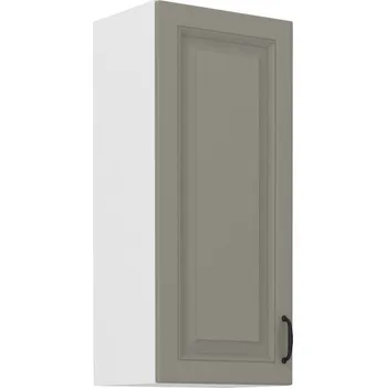 Stolarz-Lempert Kuchyňská skříňka Stilo ClayGRWH - horní 40 G-90 1F, Clay Grey + bílá