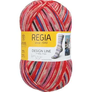 Příze Regia 4-Ply Pairfect Design Line Color 3885 henningsvaer (Ponožková příze Regia Pairfect Design Line Arnie & Carlos 3885 henningsvaer)