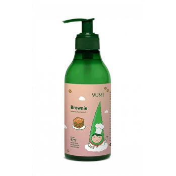 Sprchový gel Yumi Brownie Czekoladowe aloe sprchový gel s vůní čokoládového brownie, 400 ml