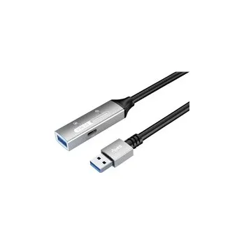 Počítačové příslušenství PremiumCord USB 3.2 repeater a prodlužovací kabel Male-Female, 5Gbps Aluminium 10m