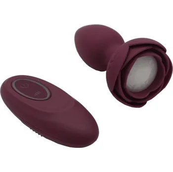 Anální kolík Sexy Elephant Svítící anální kolík s dotykovým tlačítkem Rose Flash