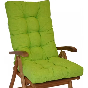 Axin Trading s.r.o. Polstr na teakové zahradní křeslo vysoké - látka světle zelený melír