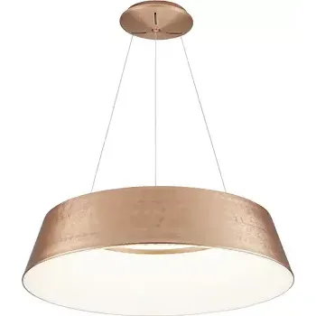 Designový lustr Emma 60 Cct zlatá s dálkovým ovládáním