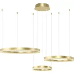 Moderní lustr Halo 80+60+40 CCT zlatá s dálkovým ovládáním