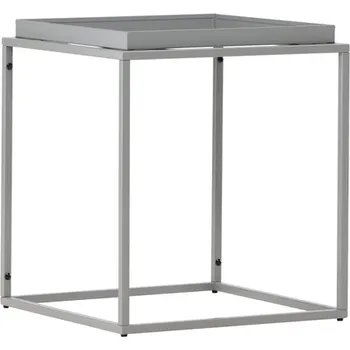Konferenční stolek Kovový příruční stolek PORTO 45x45 cm, šedý