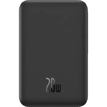 Powerbanka Baseus power banka Mini s bezdrátovým nabíjením 5000 mAh 20W USB-C černá