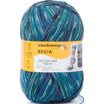 Příze Regia 4-Ply Pairfect Design Line Color 3658 winter night color (Ponožková příze Regia Pairfect Design Line Arnie & Carlos 3658 winter night color)