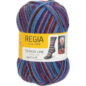 Příze Regia 4-Ply Design line 3862 Blue Velvet (Ponožková příze Regia Design line color)