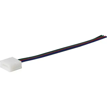 LED páska Konektor nepájivý s vodičem pro RGB LED pásky o šířce 10mm 5050 IP65