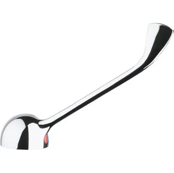 Vodovodní baterie Páka lékařská pro baterie s kartuší pr. 35 mm vč. montážního montážního šroubu a označení, chrom, POLAR