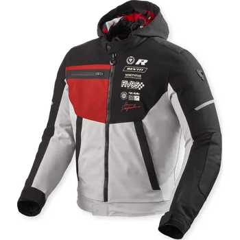Moto oblečení REVIT bunda HASTE H2O black/red - XL