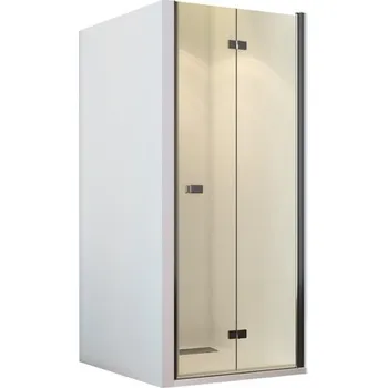 Sprchové dveře Dveře skládací dvoudílné 750x2000 mm, pravé, aluchrom/sklo 6 mm čiré, úprava AP, D10