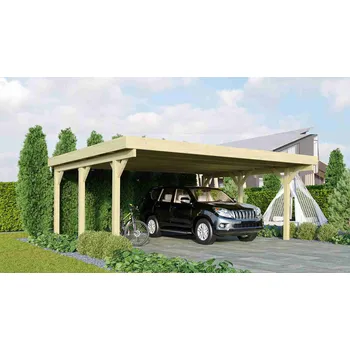 Přístřešek na auto LANIT PLAST, s.r.o. carport KARIBU CLASSIC 1A 61584 LG3307
