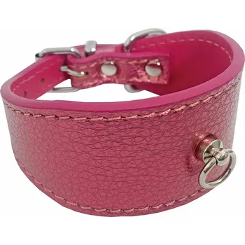 Obojek pro psa HUHUBAMBOO METAL obojek růžový S 4x25-30cm (355424)