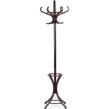 Věšák Stojanový věšák HERMES II — masiv, tmavě hnědá