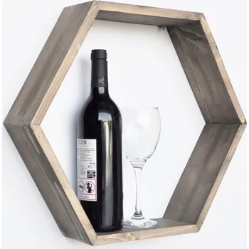 police Nástěnná police KARI 47 cm dub amber