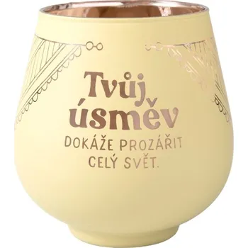 Svícen Albi Zrcadlový svícen - Tvůj úsměv
