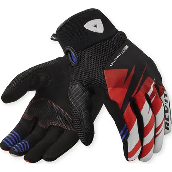 Moto rukavice REVIT rukavice SURGE black/red - 2XL