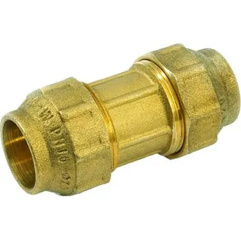 Vodovodní potrubí Spojka přímá BO 40x40, mosaz, voda, plyn, GENERAL