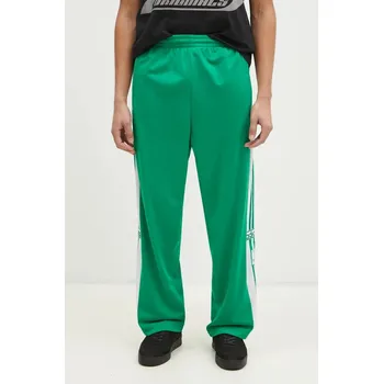 Tepláky adidas Originals Adibreak zelená barva, s aplikací, JP3762, L, 77X