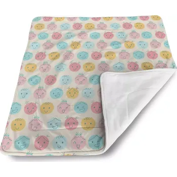 deka Sablio Dětská deka pro miminko Smajlíci - 80x100 cm