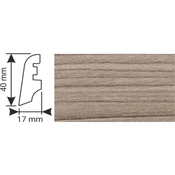 soklová lišta K - Produkt K-Produkt lišta KP40 4088 Dub šedý