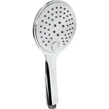 Sprchová hlavice Růžice sprchová masážní ruční s tlačítkem, 3-funkční, celochrom, design