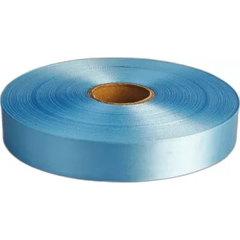 Stuha Textilní stuha 25mm x 200m, světle modrá, satén