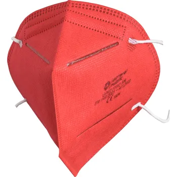 respirátor General Public Protection Barevné respirátory GPP2 FFP2 NR (CE) - 10 ks Barva: Červená