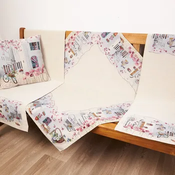 ubrus Tegatex Gobelínový ubrus - kolo s košíkem Velikost: 40*140 cm