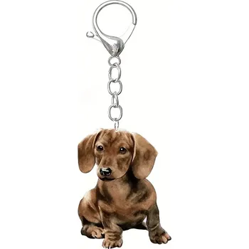 Přívěsek na klíče s jezevčíkem