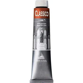 Olejová barva Maimeri Classico Olejová barva Brown Stil De Grain 200 ml 1 ks