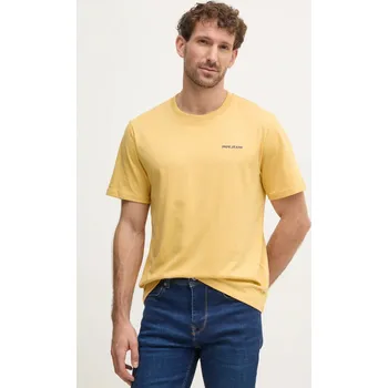 Pánské tričko Tričko Pepe Jeans DAMIAN TEE PM509726 žlutá 17X, vel. M