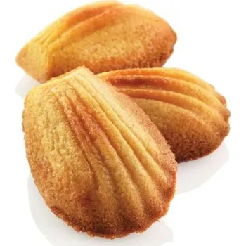 Plech na pečení Silikonová forma SQ030 MID MADELEINE 46,5x33 mm H-14,5 mm 78 otvorů