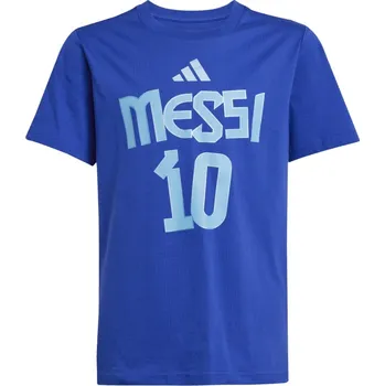 Chlapecké tričko Adidas Dětské tričko MESSI Name and number blue velikost: 152