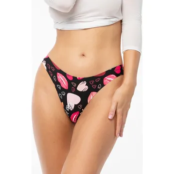 Dámské spodní prádlo Julimex Kiss Me Simple String S-XL černá M