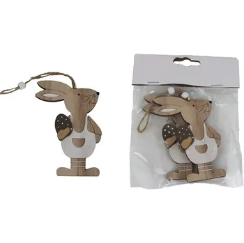 Velikonoční dekorace Velikonoční zajíček, 2 ks D6988