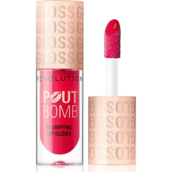 Lesk na rty Revolution Pout Bomb lesk na rty se zvětšujícím efektem odstín Cherry Sheer Red 4.6 ml