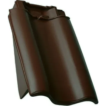 Střecha Taška TONDACH Sensaton / Samba 11 krajová levá – engoba hnědá