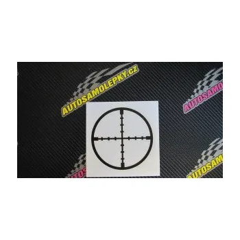 Polep vozidla SAMOLEPKA Odstřelovač zaměřovač (10 - červená) NA AUTO, NÁLEPKA, FÓLIE, POLEP, TUNING, VLASTNÍ TEXT, TISK, AUTOSAMOLEPKY.cz, POLEPY, OBRÁZEK, LOGO, SAMOLEPKY