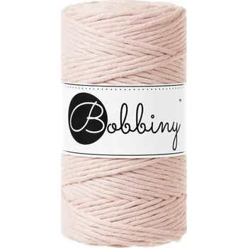 Příze Bobbiny Macrame Cord 3 mm 100 m Pastel Pink Šňůra