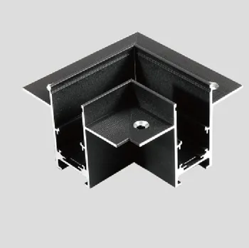 Bodové svítidlo Kama Lights® Spojka rohová pro zapuštěnou lištu H52 Barva: Bílá, Spojka: Horizontální